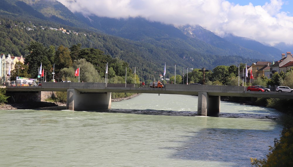 Ab 13. September wird die Innbrücke – sie stammt aus den 1980er-Jahren – umfassend saniert.