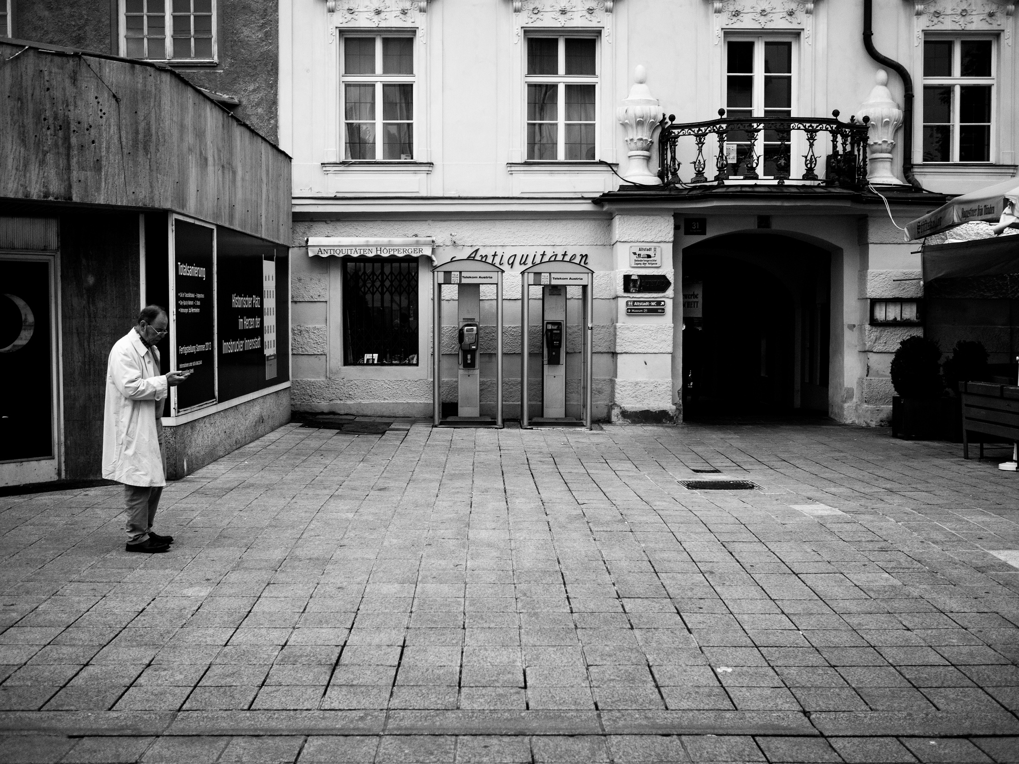Mann am Franziskanerplatz