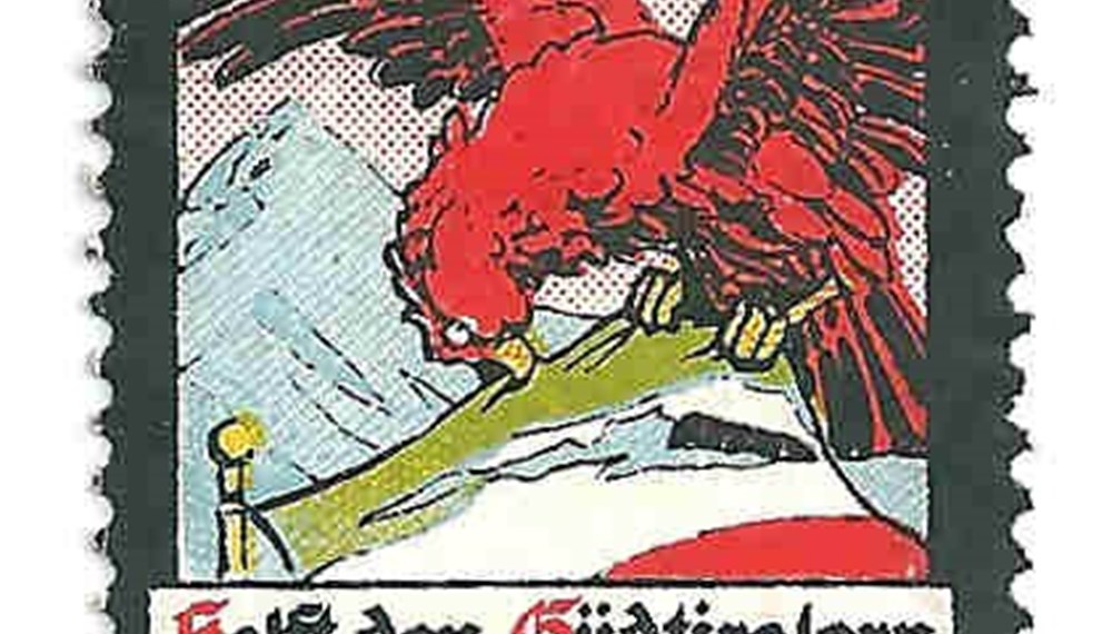 Unterschiedlichste Medien thematisierten die Besetzung Südtirols durch Italien, wie hier in Form einer Briefmarke.