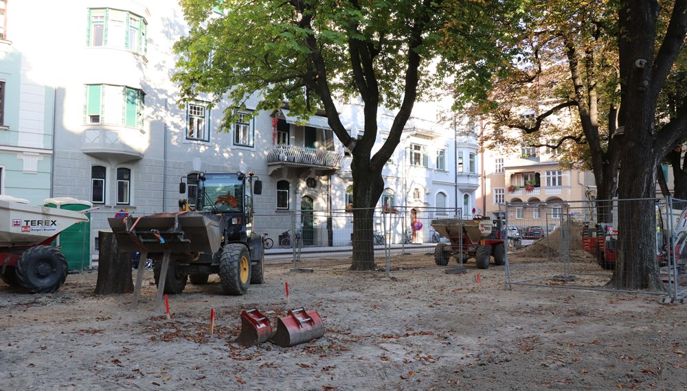 Ende Oktober soll der neugestaltete Multifuntkionspark fertig sein.