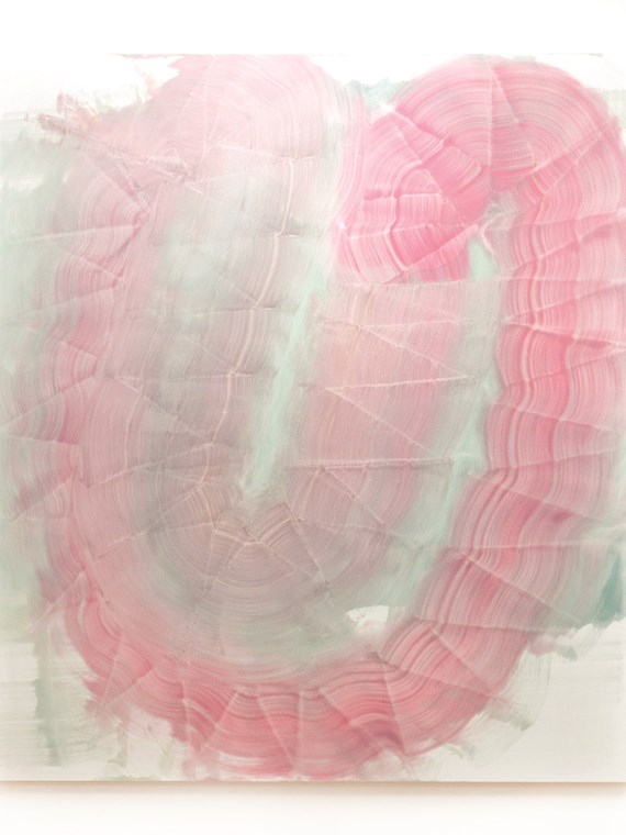 „Untitled #26 (Dinge ändern sich immer; nie)“ von Janine Weger (Öl auf Leinwand, 170 x 150 cm, 2019): Dieses Bild wurde als eines von 39 Bildern und Skulpturen von der heurigen Jury der Stadt Innsbruck angekauft.
