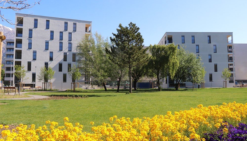 118 städtische Mietwohnungen sind bei „Wohnen im Park“ in der Andechsstraße Ende September bezugsfertig.