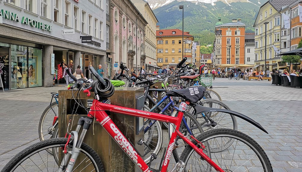 Temporäre Öffnung der Maria-Theresien-Straße und Altstadt für Radverkehr mit Ende Mai abgelaufen.