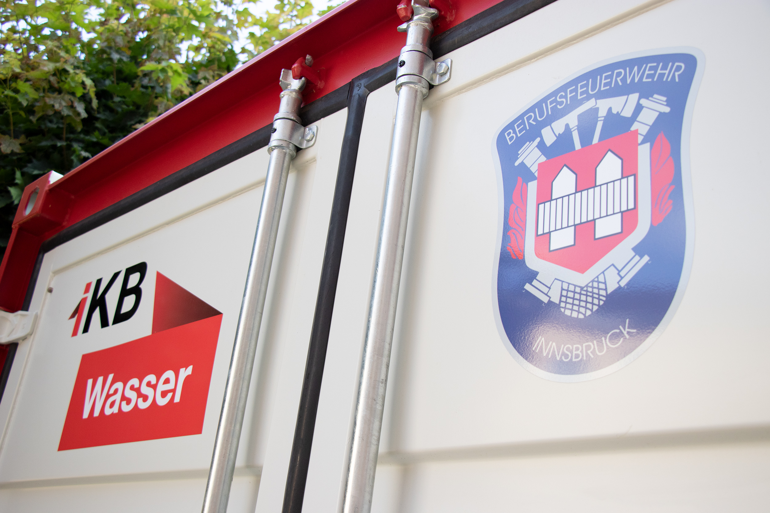 IKB und Berufsfeuerwehr arbeiten Hand in Hand...