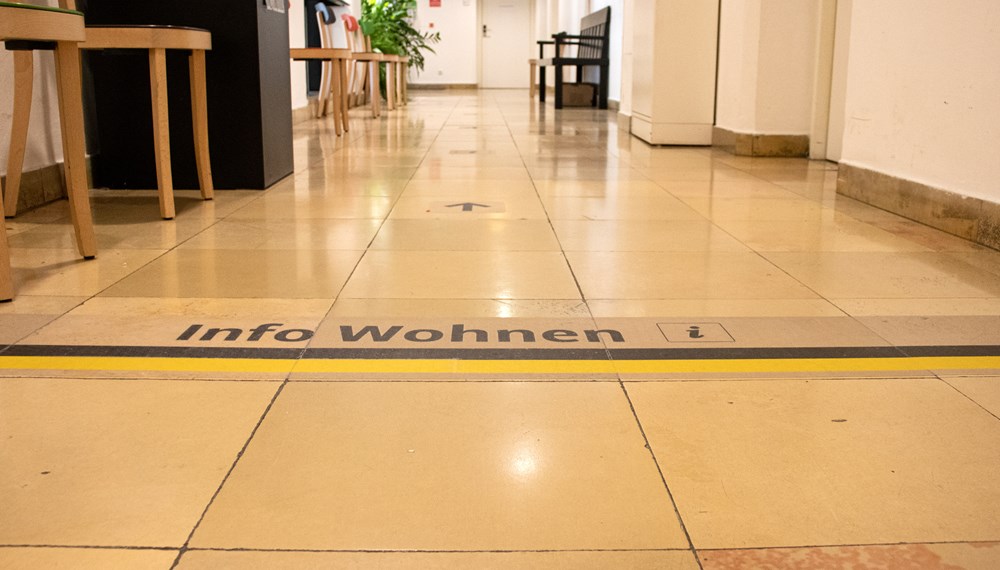 Das Wohnungsservice vergibt bestehende und neue Wohnungen.