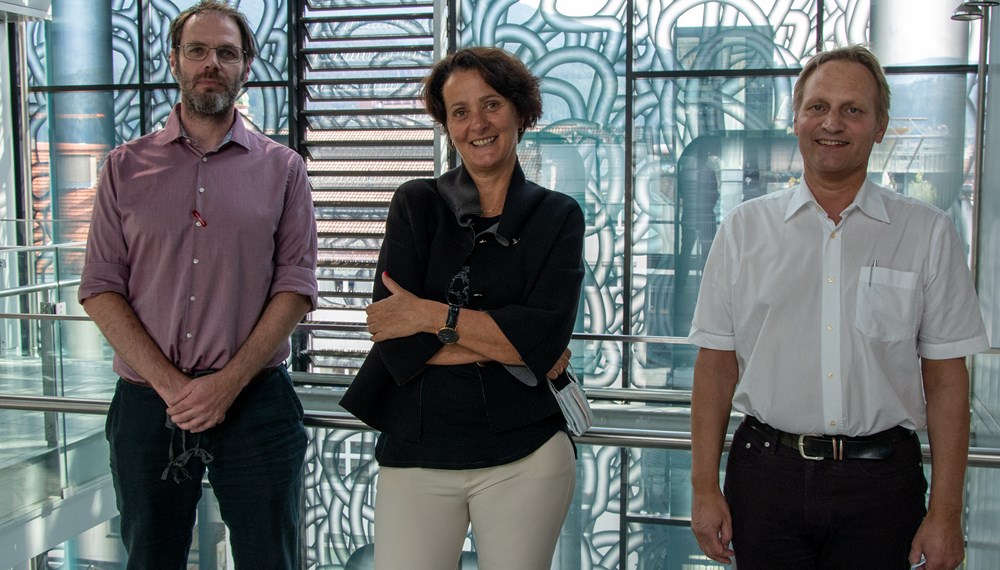 Wolfgang Grünzweig, Carina Wallnöfer-Meisinger und Martin Exenberger unterstützen den Behindertenbeirat.