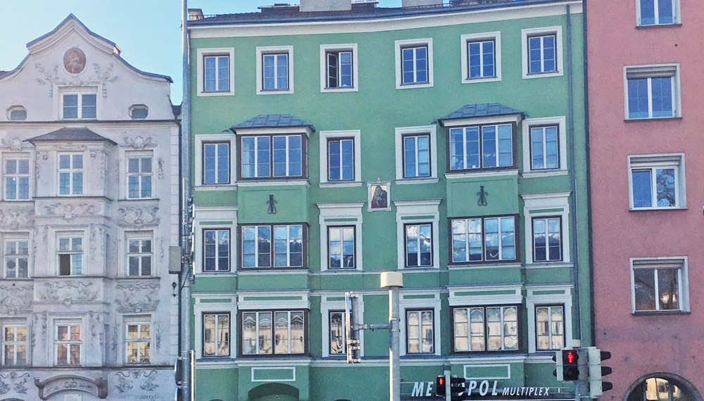 Zeitgenössischer Eindruck von der Innstraße 5.