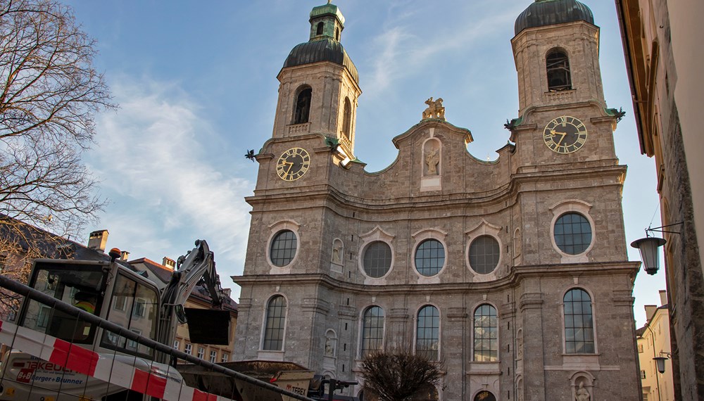 Seit Anfang Februar wird wieder in der Innsbrucker Altstadt gearbeitet.