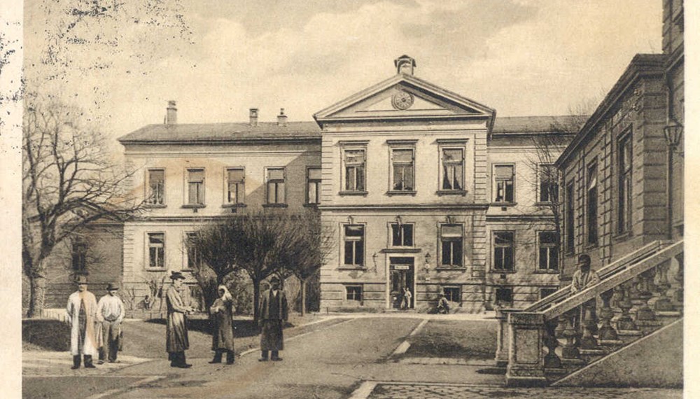 Die Medizinische Klinik der Universitätskliniken in Innsbruck, 1920.