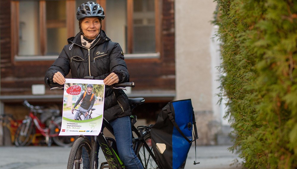 Mobilitätsstadträtin Uschi Schwarzl hofft auf zahlreich geradelte Kilometer und freut sich über eine rege Teilnahme.