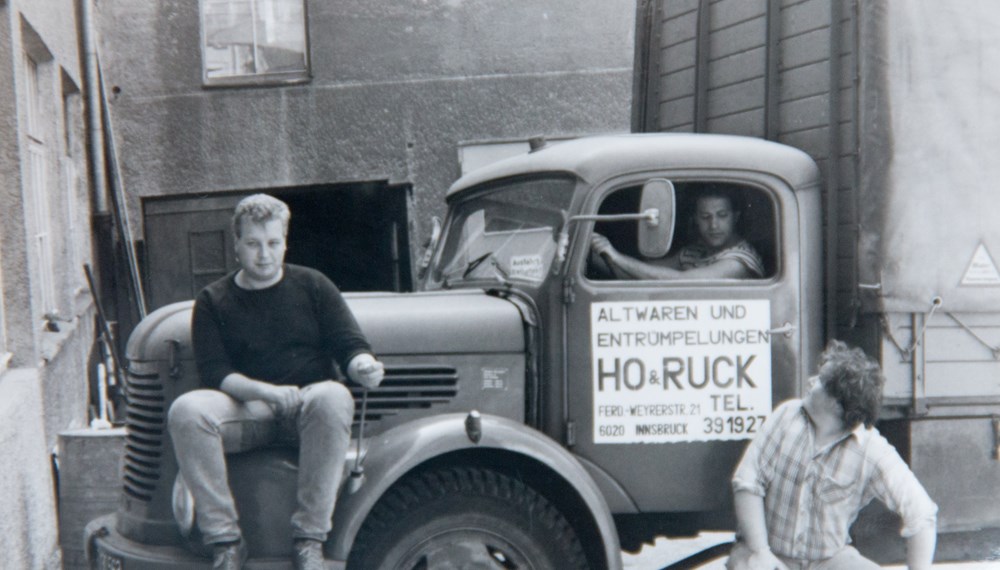 Der legendäre erste LKW des Ho&Ruck.