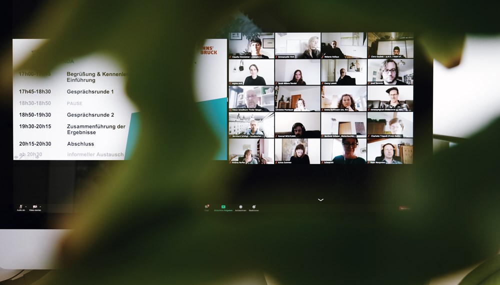 Reges Interesse an Kultur und Kunst: Der „Kulturstrategie 2030“-Workshop im April wurde mit über 180 Interessierten online durchgeführt.