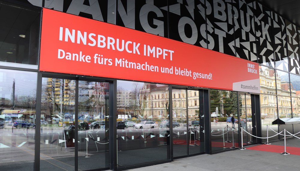 Mehr als 3.500 Personen nahmen an der Impfaktion in der Messe Innsbruck teil.