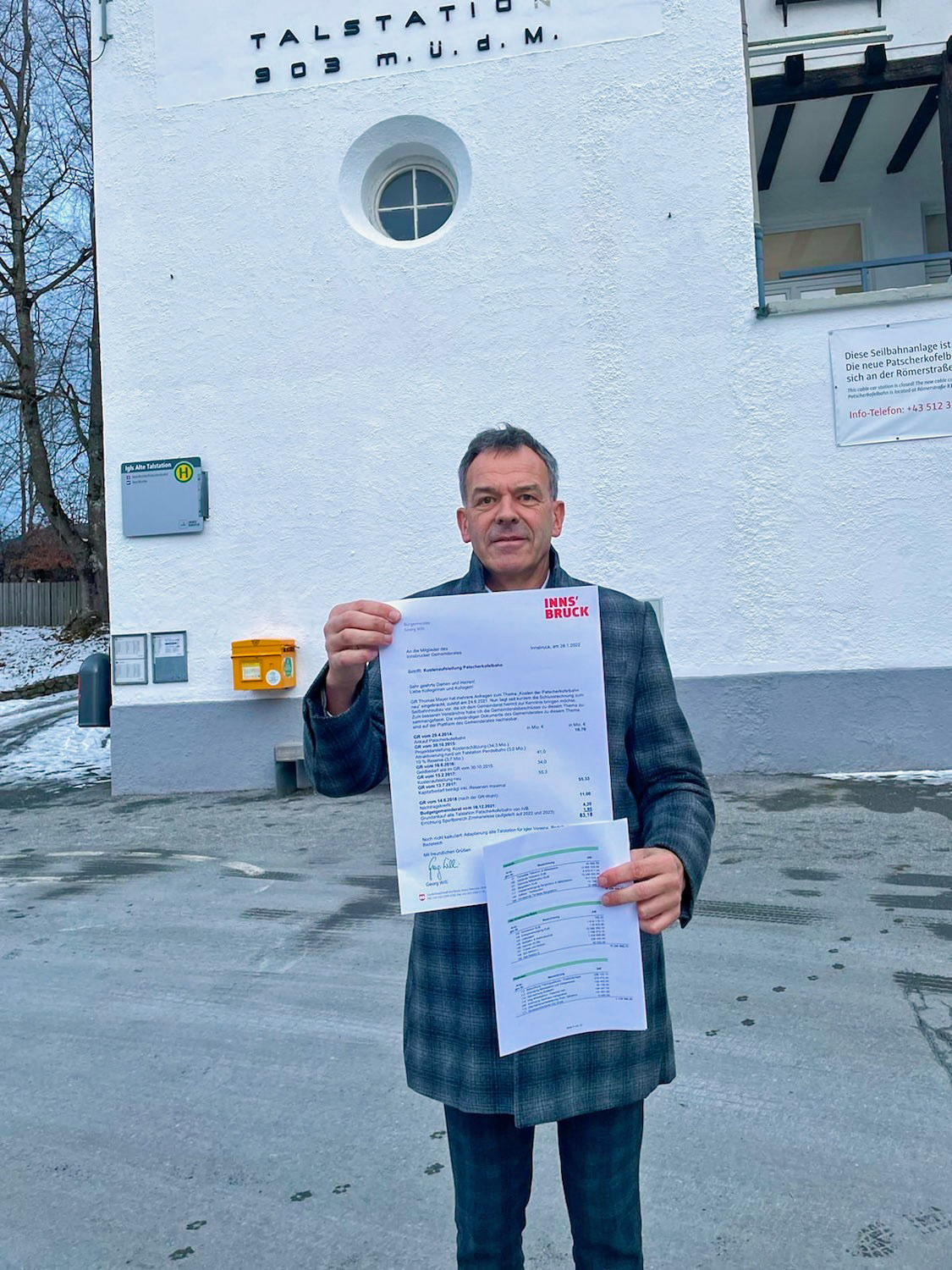 Bürgermeister Georg Willi präsentierte die Schlussrechnung im Rahmen eines virtuellen Pressegesprächs.