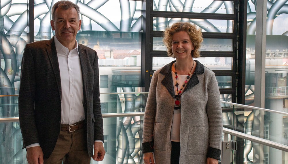 Bürgermeister Georg Willi und Magistratsdirektorin Gabriele Herlitschka sind seit einem Jahr ein Team in der Innsbrucker Stadtverwaltung