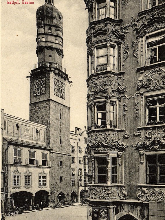 Im Stadtturm befand sich die städtische Feuerwache. Foto um 1910.