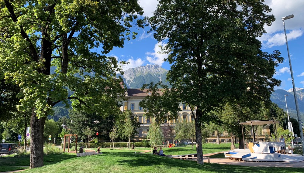 Der neu gestaltete Innsbrucker Messepark steht im Finale um den österreichweiten Mobilitätspreis des Verkehrsclub Österreich (VCÖ).