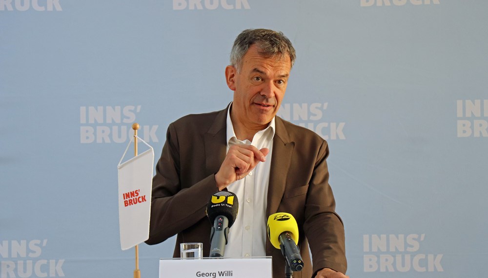Bürgermeister Georg Willi gab im Rahmen eines Pressegesprächs einen Überblick über die Maßnahmen von Stadt, Land und Bund.