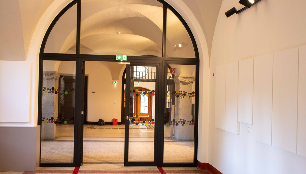 Die 10. ISD-Kinderkrippe befindet sich in der ehemaligen Mittelschule in der Müllerstraße in Wilten.