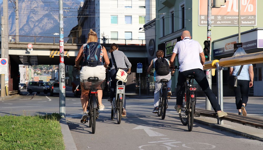 Das Radfahren in Innsbruck soll durch Änderungen der Straßenverkehrsordnung noch attraktiver werden.