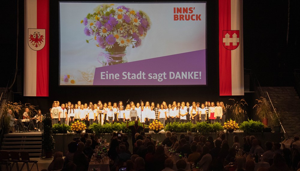 Die Gäste durften sich bei der Feier auch über musikalische Untermalung seitens der Musikmittelschule und der Musikschule der Stadt Innsbruck erfreuen.
