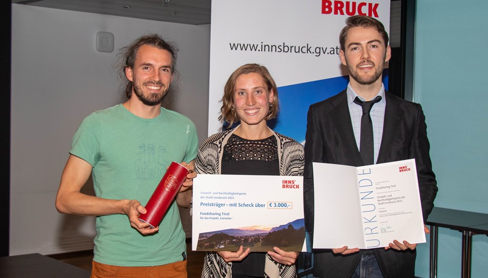 1. Preis: Projekt Fairteiler - Foodsharing Tirol