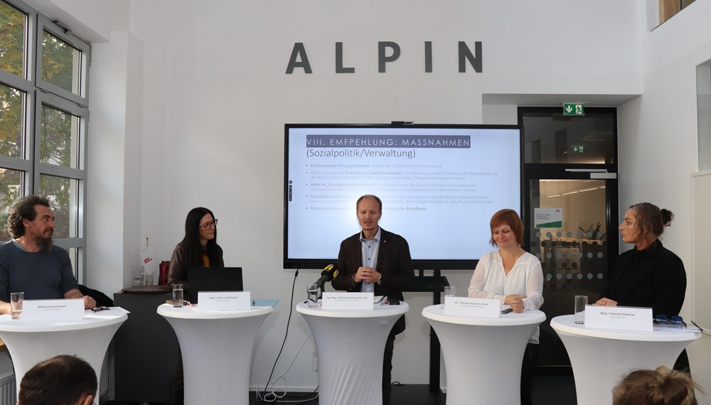 Auf einer Pressekonferenz wurde der städtische Sozialplan 2030 vorgestellt.
