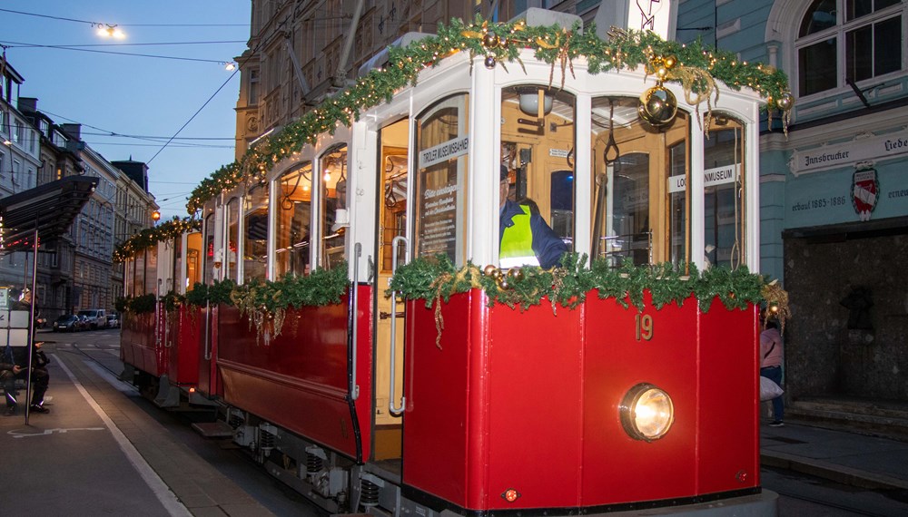 Die Innsbrucker Christkindlbahn: Ein stimmungsvolles Angebot in der Vorweihnachtszeit.