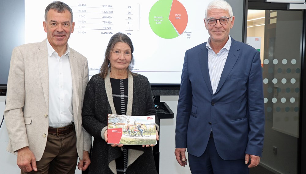 Bürgermeister Georg Willi und Stadträtin Uschi Schwarzl präsentierten gemeinsam mit Studienleiter Christian Baumann die Spectra Studie.