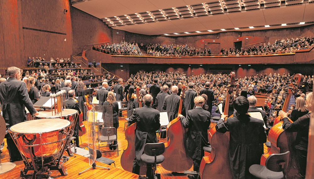 Der Saal Tirol im Congress Innsbruck ist Konzertsaal der Symphoniekonzerte des TSOI.