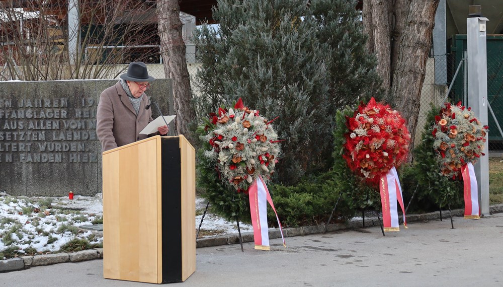 Präsident Günter Lieder von der Israelitischen Kultusgemeinde für Tirol und Vorarlberg.