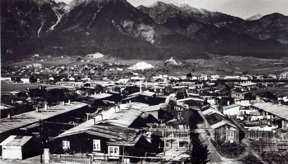 Blick auf die Lager von Süden 1945/47.