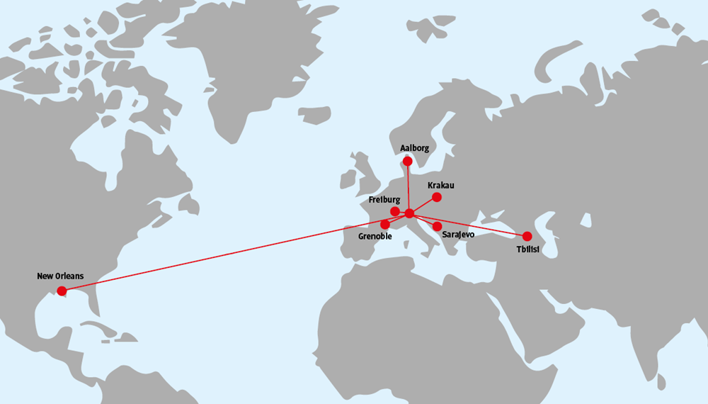 Innsbruck pflegt Freundschaften mit Städten in der ganzen Welt.