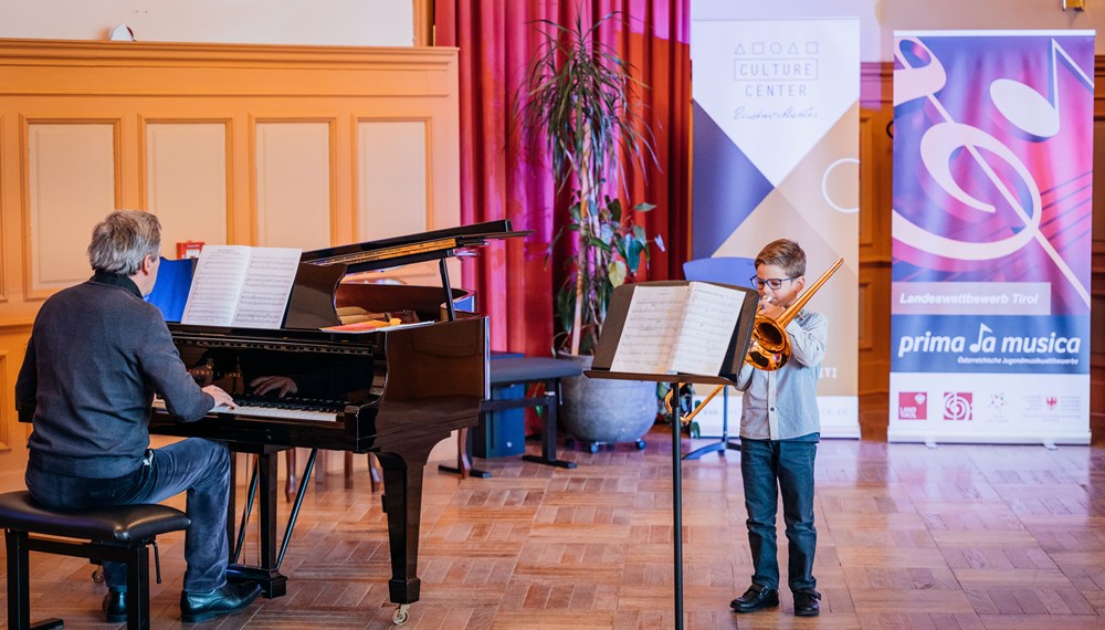 34 SchülerInnen der Musikschule Innsbruck nahmen am Landeswettbewerb "prima la musica" in verschiedenen Altersklassen teil. Am 10. Mai sind die jungen Talente beim PreisträgerInnen-Konzert im Ursulinensaal (Innrain 7) zu hören.