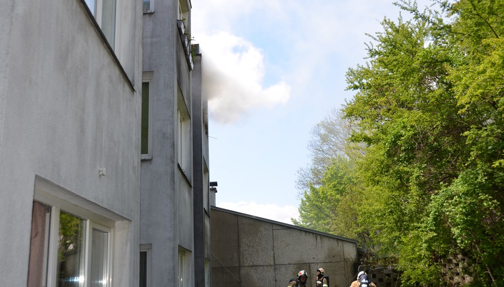 In der Kranebitter Allee stand am 3. Mai eine Wohnung in Flammen.
