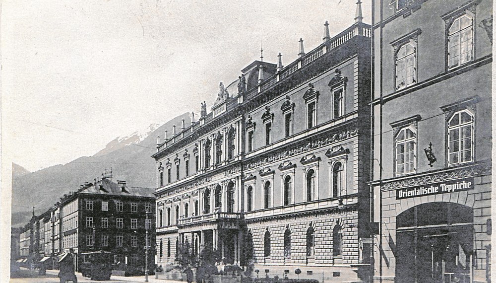 Blick auf das Tiroler Landesmuseum Ferdinandeum, zwischen 1915–1930