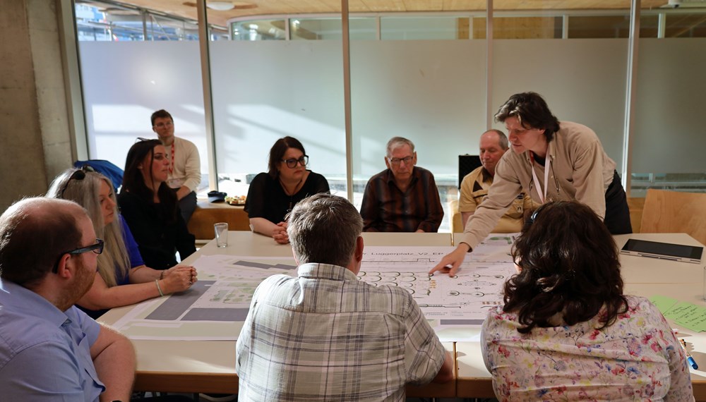 In den Planungslaboren arbeiteten die interessierten BewohnerInnen gemeinsam mit den ArchitektInnen und ExpertInnen am Planungsentwurf.