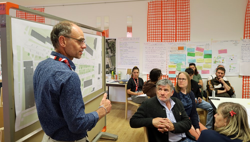 In den Planungslaboren arbeiteten die interessierten BewohnerInnen gemeinsam mit den ArchitektInnen und ExpertInnen am Planungsentwurf.