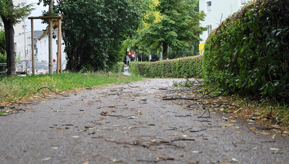 Innsbrucks Wege werden laufend von den städtischen MitarbeiterInnen geräumt.