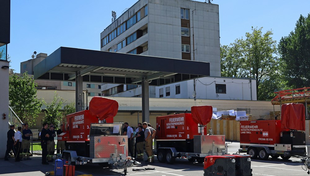 Alle Einheiten der Innsbrucker Freiwilligen Feuerwehren wurden in der Handhabung der Aggregate fortgebildet.