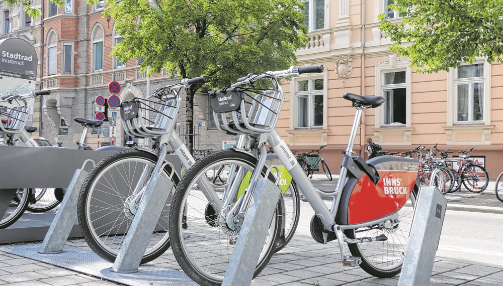 Das IVB-Stadtrad ist als klimafreundliches Fortbewegungsmittel am 22. September anlässlich der Europäischen Mobilitätswoche pro Fahrt 60 Minuten kostenlos verfügbar.