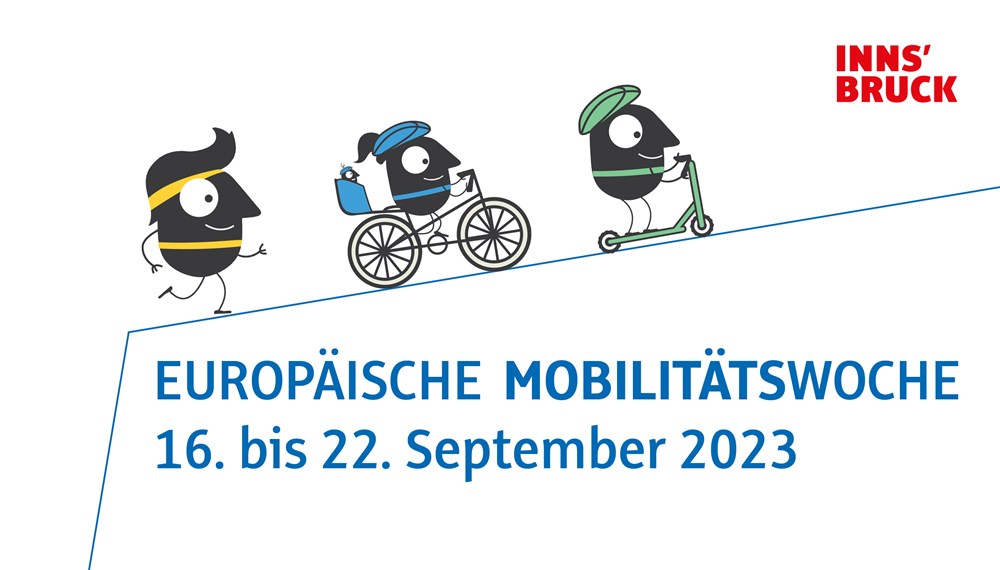 Die Europäische Mobilitätswoche bietet ab 16. September zahlreiche Veranstaltungen zu nachhaltiger Mobilität im Innsbrucker Stadtgebiet.