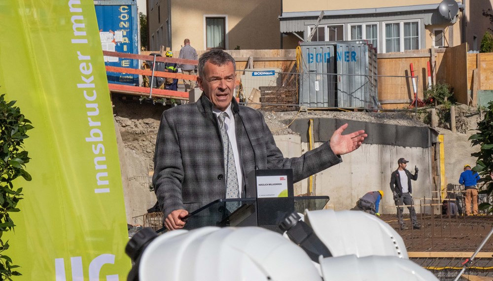 Bürgermeister Georg Willi möchte mit dem neuen Quartier für Studierende den Innsbrucker Wohnungsmarkt entlasten.
