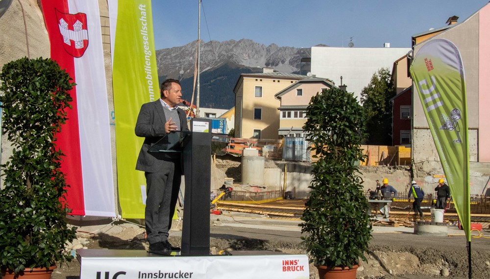 Die IIG setzt bei der Bauweise auf Nachhaltigkeit und Energieeffizienz betont Geschäftsführer Franz Danler
