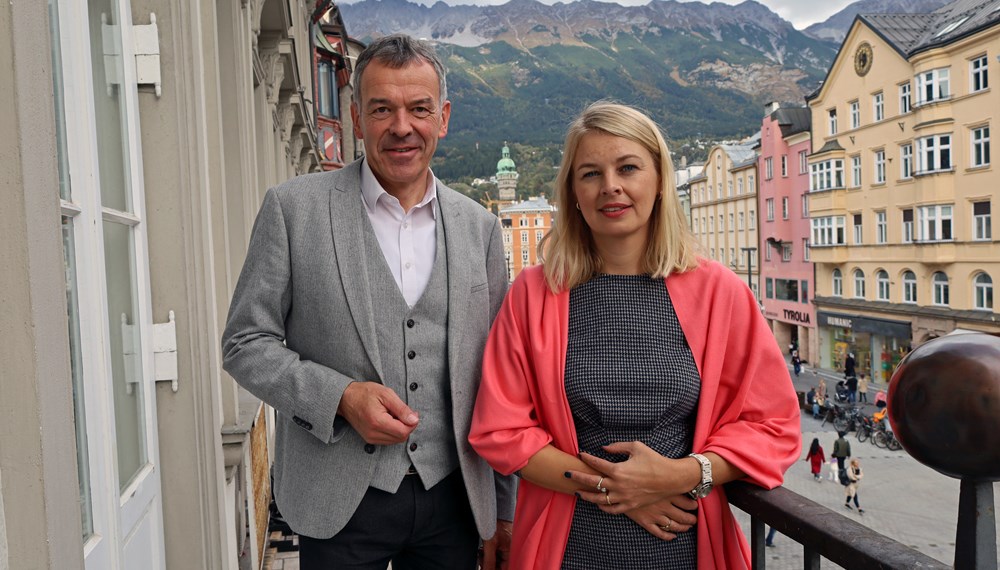 Bürgermeister Georg Willi stellte gemeinsam mit Stadträtin Elisabeth Mayr deren Ressortbudget für 2024 vor.