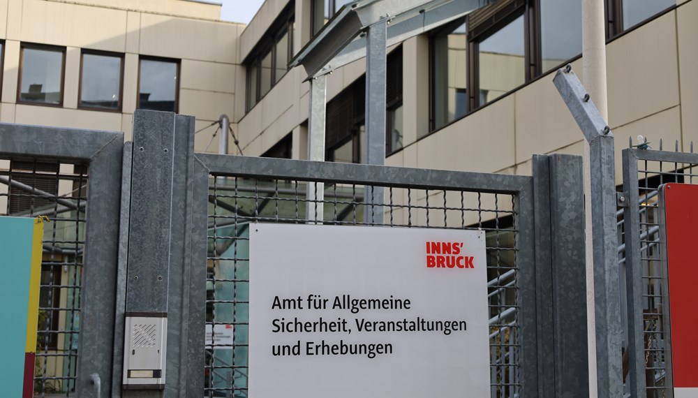 In der Schlachthofgasse 1 ist das Amt Allgemeine Sicherheit und Veranstaltungen untergebracht.
