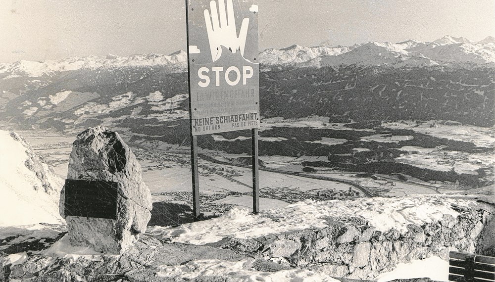 Lawine am Hafelekar 1979