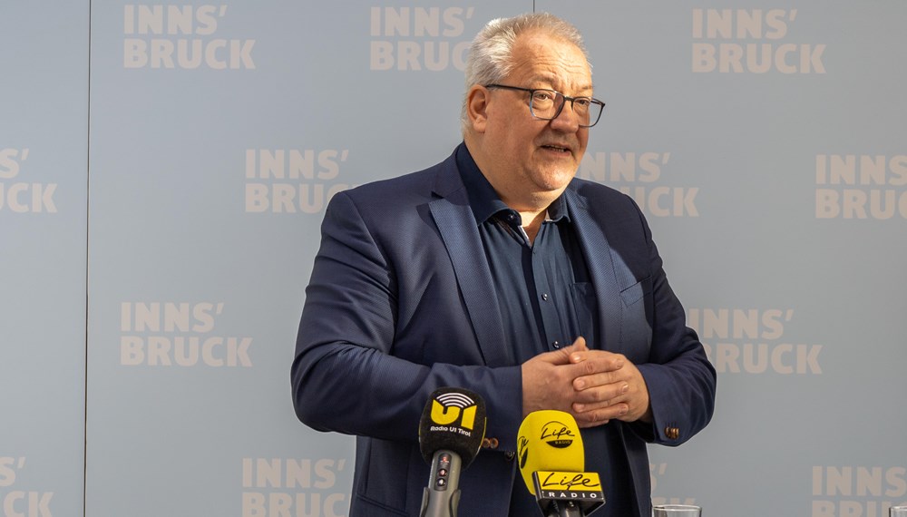 Direktor Rosenberger leitet seit mehr als einem Vierteljahrhundert die Musikschule der Stadt Innsbruck.