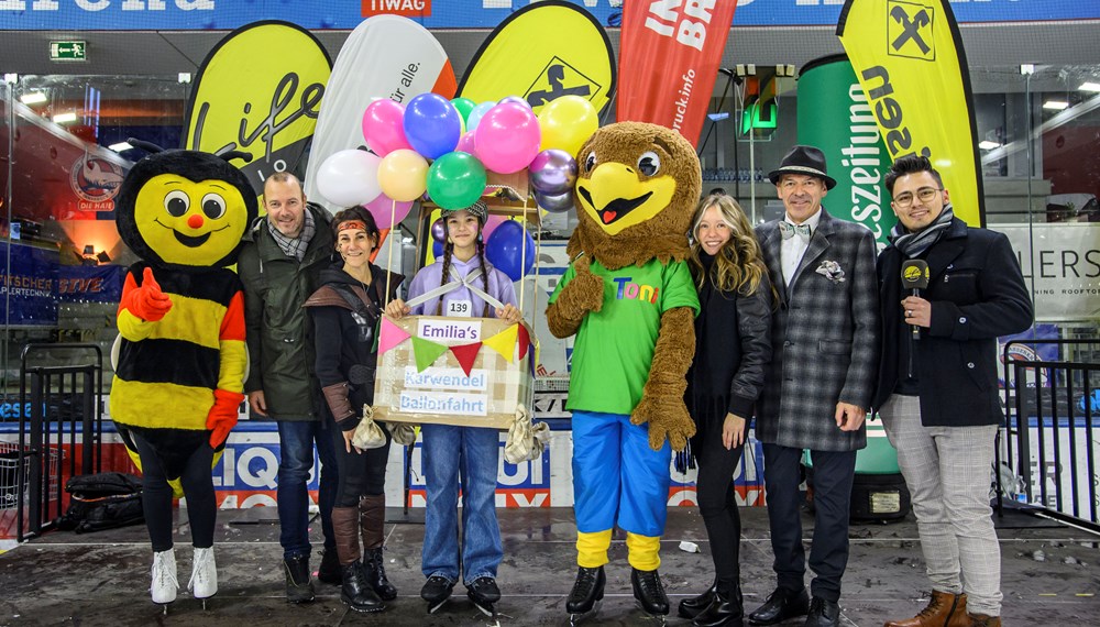 Beim jährlich stattfindenden Kindereisfest der Tiroler Tageszeitung, das in Zusammenarbeit mit der Stadt Innsbruck organisiert wurde, wird der Fasching in allen Facetten zelebriert - auf der Eisfläche der OlympiaWorld. Rund 1000 BesucherInnen - darunter auch Innsbrucks Bürgermeister Georg Willi - freuten sich mit den Kindern über kreative, selbstgebastelte Kostüme, die am Ende feierlich prämiert wurden.