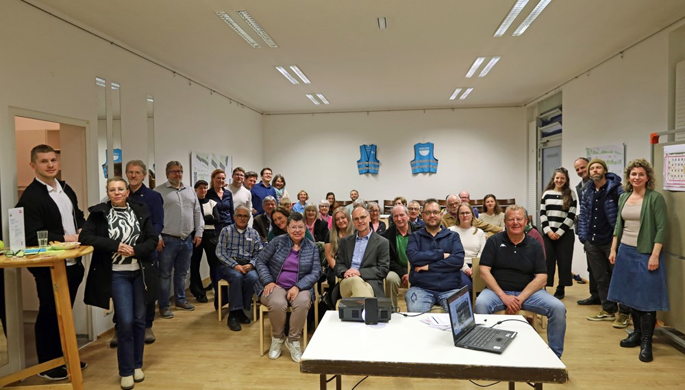 Das COOLYMP-Team informiert die Bevölkerung auf mehreren Veranstaltungen im Zuge des Baustarts und darüber hinaus.